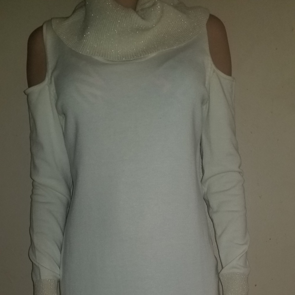 White sweater dress!
